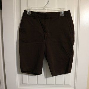NWOT Bermuda shorts - dark brown - size 2